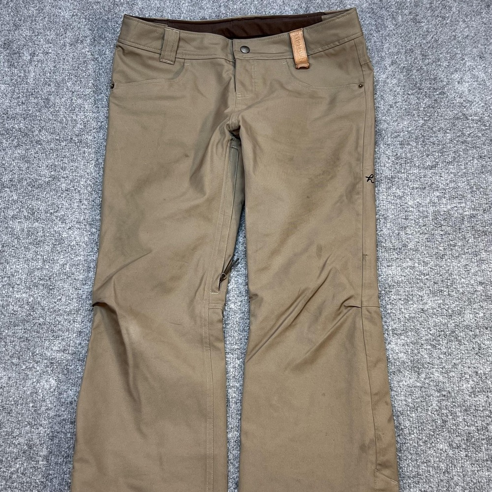 Holden Snow Pants Mens Small 32x31 Brown Skinny Fit Insulated Ski Zip Pockets